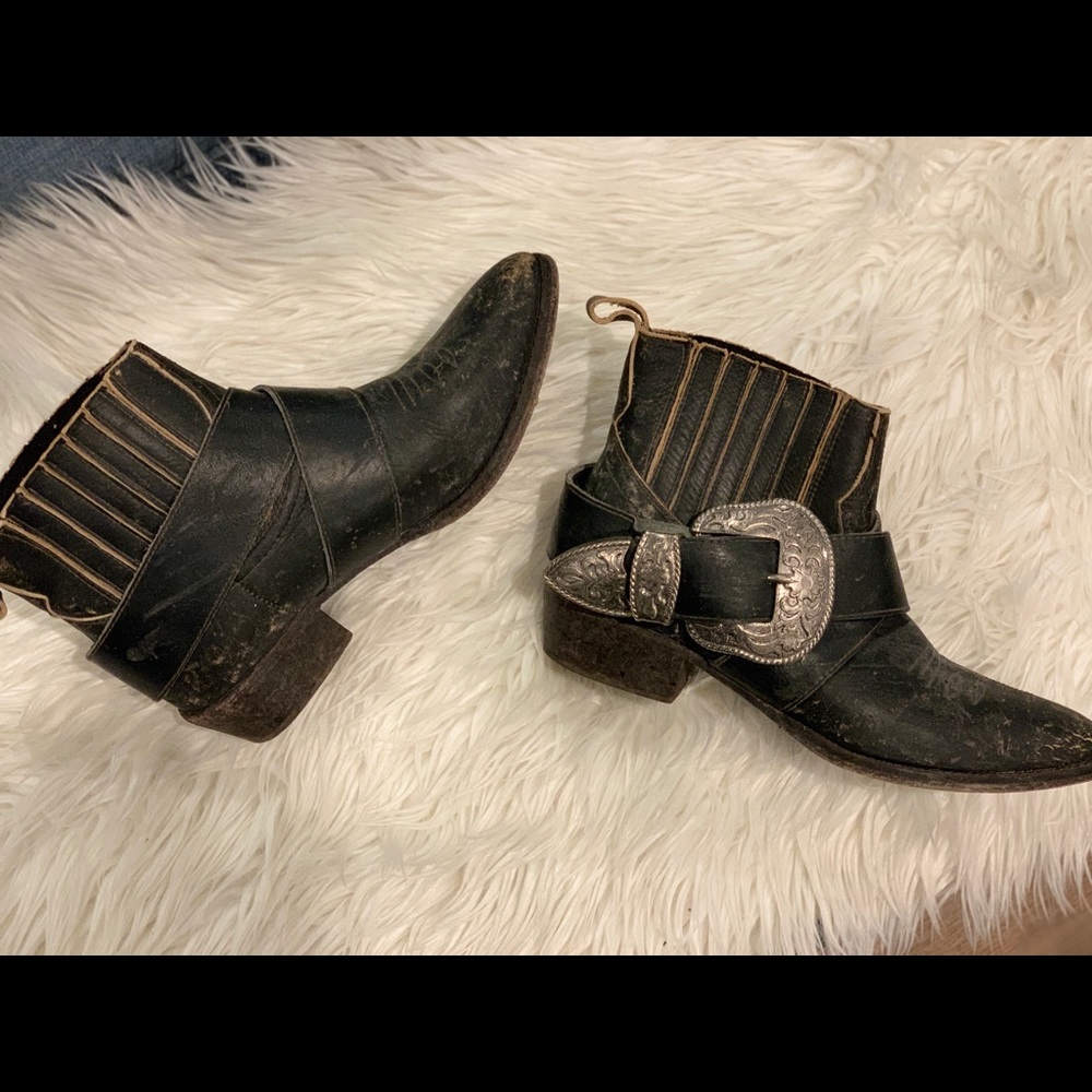 MATISSE BIKER LEATHER BOOTS